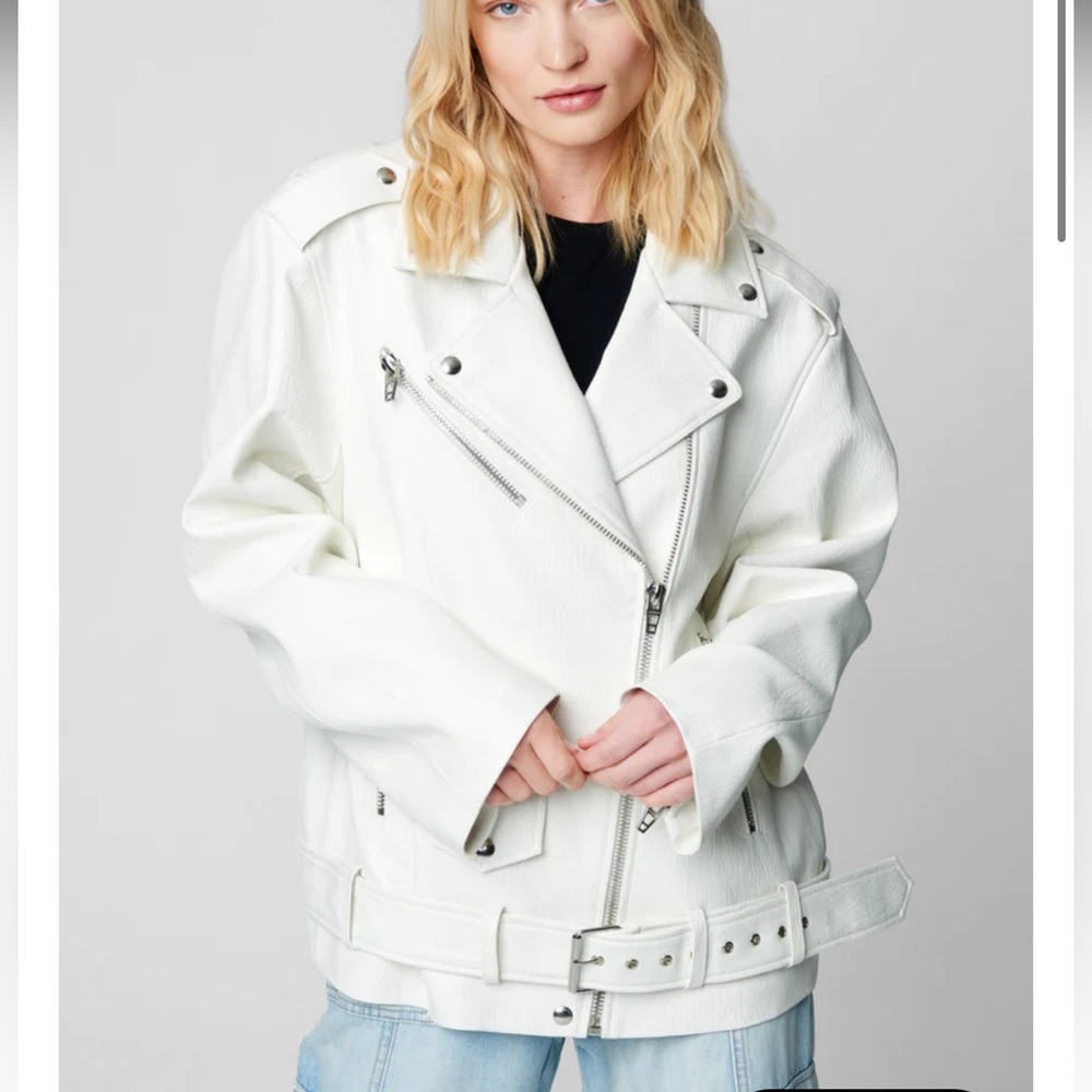 NWT BLANK NYC VEGAN LEATHER MOTO JACKET